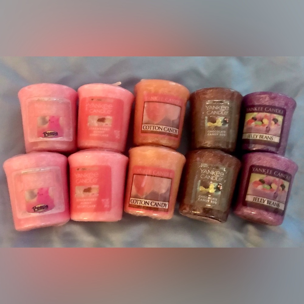Easter spring Yankee votive candles lot discontinued HTF